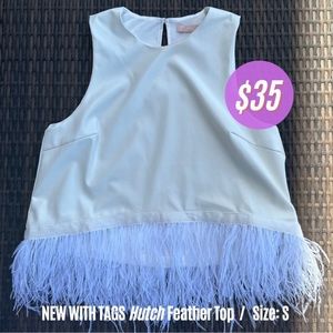 NWT Hutch Feather Top